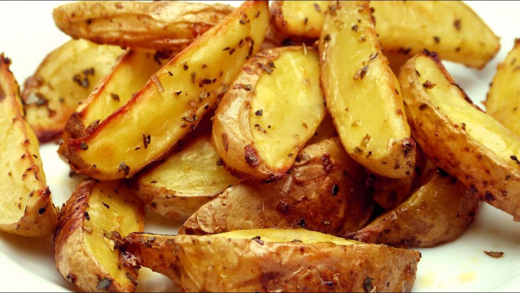 Fırında Baharatlı Patates Kızartması