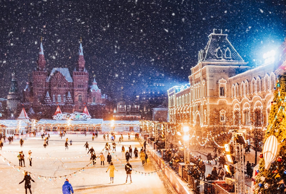 Moskova, Rusya Noel