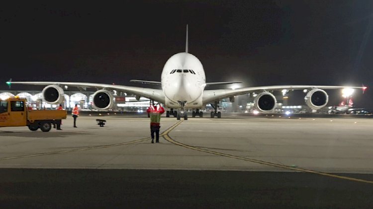 A380 İstanbul Havalimanı’na indi