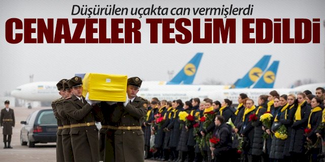 Düşürülen uçakta hayatını kaybedenlerin cenazeleri teslim edildi